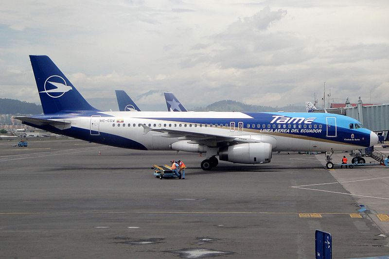 File:Ecuador - TAME Airbus A320-232 HC-CGW "Ciudad De Quito" (21671080080).jpg