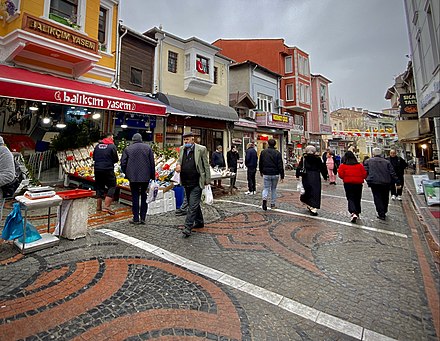 A shopping market in Edirne