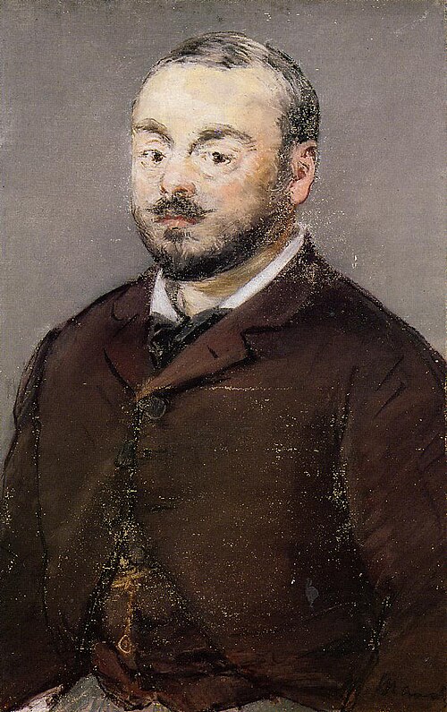 Chabrier, 1880, by Manet, Ordrupgaard Museum, Denmark