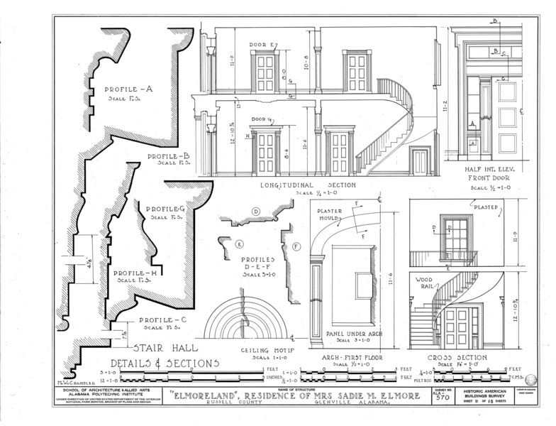 File:Elmoreland, U.S. Highway 241, Glenville, Russell County, AL HABS ALA,57-GLENV,1- (sheet 9 of 15).png