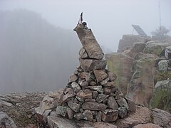 Emory Peak in fog