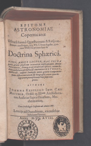 Epitome Astronomiae Copernicanae