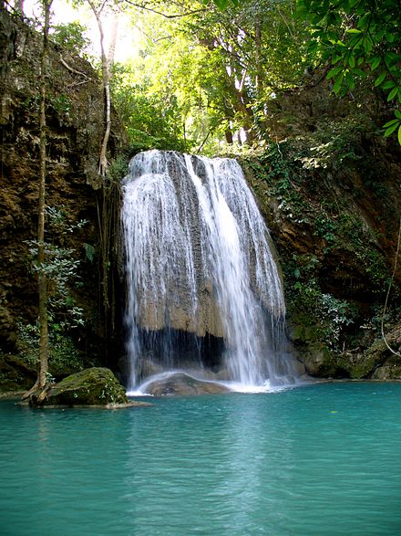 One waterfall of Erawan National Park