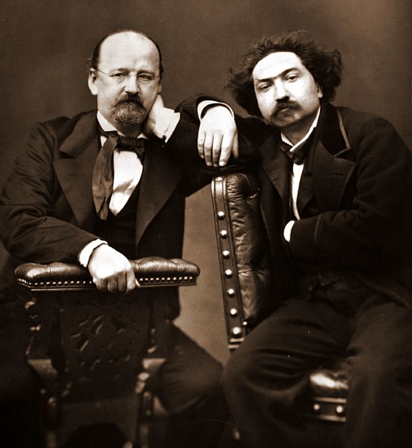 Woodburytype of Emile Erckmann and Alexandre Chatrian circa 1875 Erckmann-Chatrian woodburytype.jpg