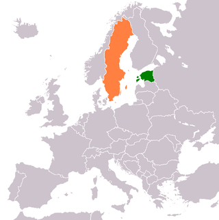 <span class="mw-page-title-main">Estonia–Sweden relations</span> Bilateral relations of Estonia and Sweden