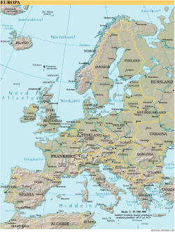 kart over europa og asia Europas geografi – Wikipedia