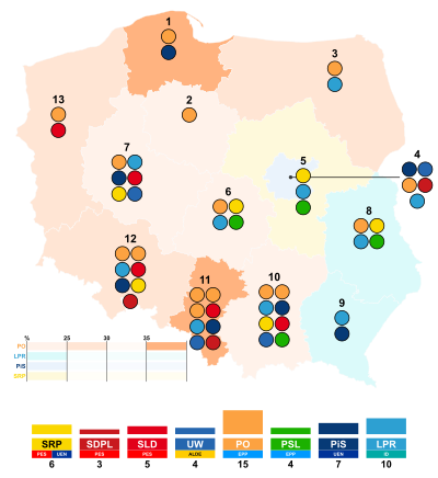 European Parliament election in Poland, 2004.svg