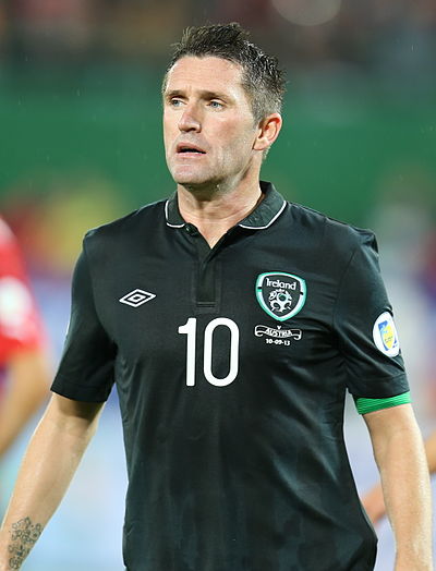 Robbie Keane, top goalscorer and the most-capped player.