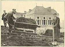 Feldbahnbetrieb mit der Spaldingbahn - Verwendung des Bremsküppels an Stelle der Bremse (W. Kiehl, 25. Februar 1905).jpg