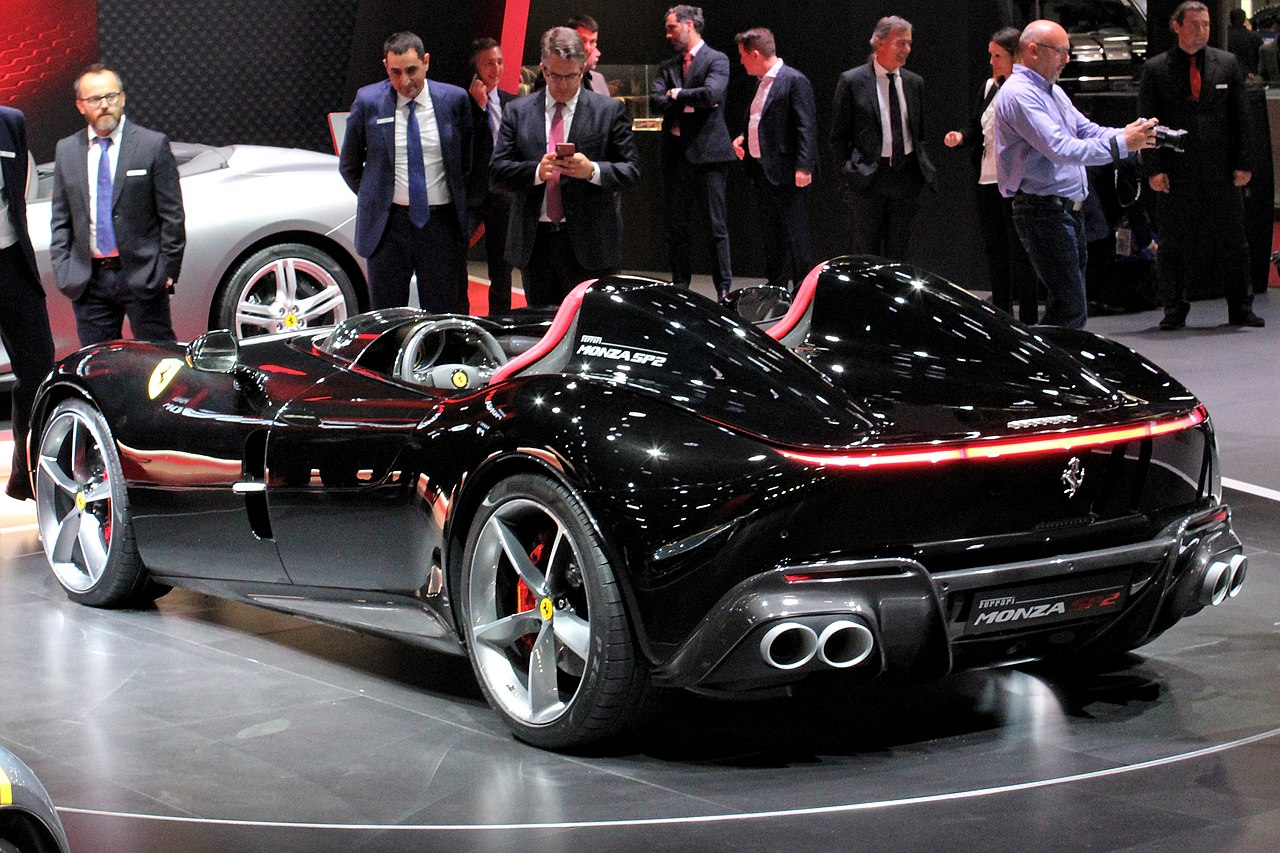 Image of Ferrari Monza SP2, Paris Motor Show 2018, IMG 0364