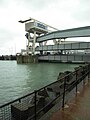 modern ferry slip at the Port of Dover