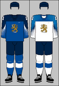 Finland national ice hockey team jerseys 2018 (WOG)