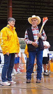 Jean-Pierre Aïfa en compagnie de Pascale Bastien-Thiry