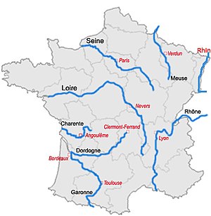 Ֆրանսիայի Կարևորագույն գետերը