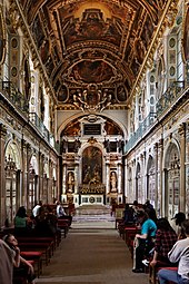 Throne room in the Palace of Fontainebleau, France