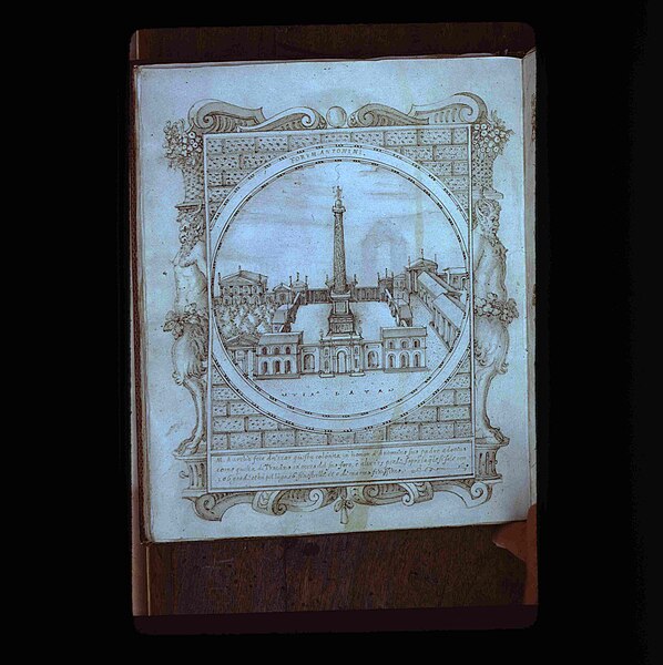File:Foro di Antonino Pio, XVI secolo - Archivio Accademia delle Scienze Torino, Millon 48 14 105.jpg