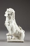 Lejonhund tillverkad på 1600-talet i Kina.