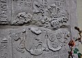 Epitaph von 1659, Allianzwappen Hynsberg und (Holzhausen?)