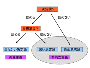 決定論自由意志関係 Merisa