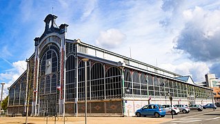 La Halle Fréry em um dia de primavera de 2018.