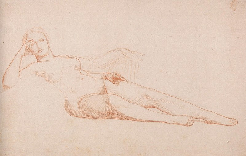 File:Gérôme, Etude de femme nue allongée (5615516237).jpg
