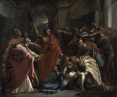 Géricault - Przysięga Brutusa po śmierci Lukrecji, ok.  1815-1816.png