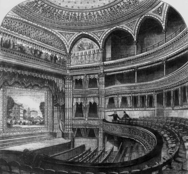 Interior of the Gaiety, 1869