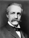 Gifford Pinchot, 1909, by Pirie MacDonald, when Pinchot was the first Chief of the United States Forest Service. Gifford Pinchot 3c03915u.jpg