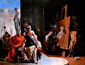 Giambattista Tiepolo, Apelle peignant le portrait de Campaspe (1725-1726)