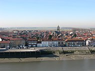 Stadsutsikt från havet