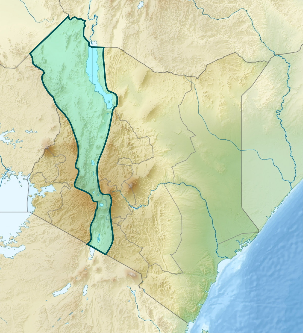 File Great Rift Valley In Kenya Shaded Map Svg Wikipedia
