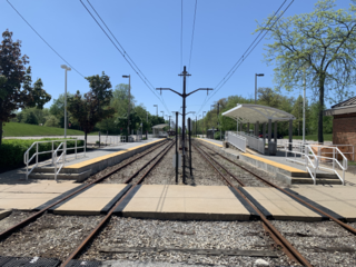 <span class="mw-page-title-main">Green Road station</span> Rapid transit station in Cleveland