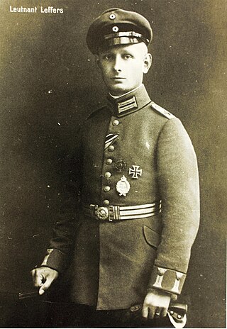 <span class="mw-page-title-main">Gustav Leffers</span> German flying ace