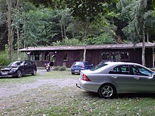 Die Hütte im Taufenbachtal des Pfälzerwald-Vereins