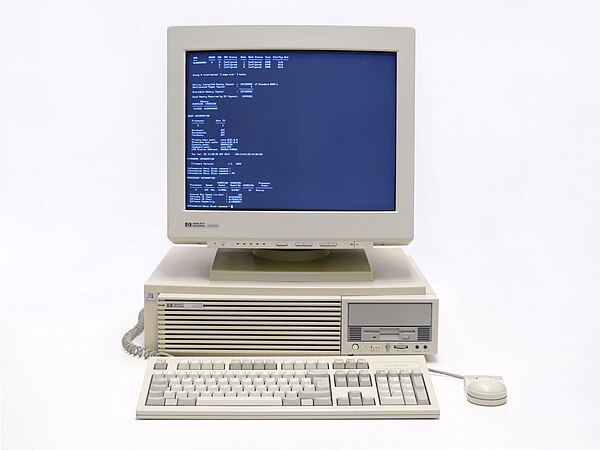 HP 9000 workstation running HP-UX, a certified Unix operating system