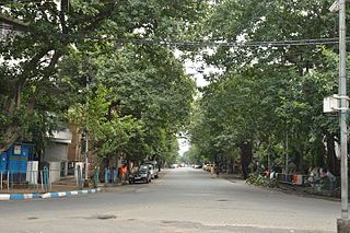 Hare Street Road in Kolkata, India