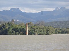 Přehrada San Antonio Regla v Huasca de Ocampo.