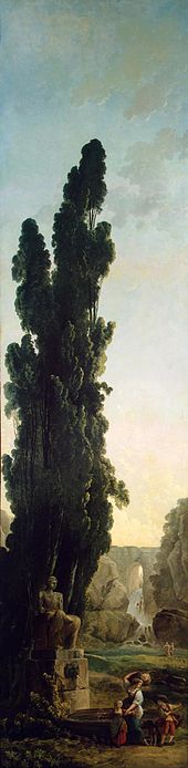 Юбер Роберт - Cypresses.jpg