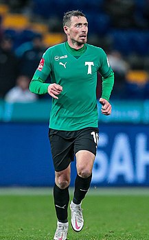 Лебеденко в составе московского «Торпедо» в 2022 г.