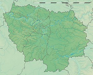 Pozíciós térkép Île-de-France