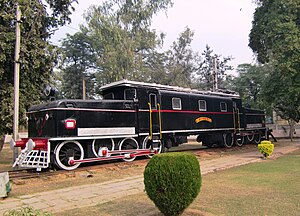 Locomotive GIPR 4502 in the National Rail Museum of India