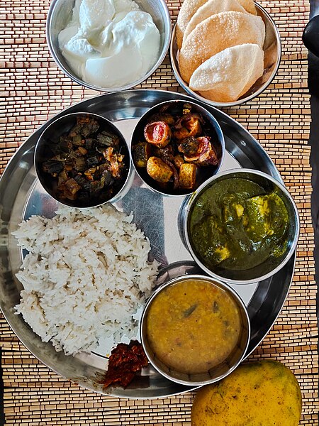 File:Indian homemade thali.jpg