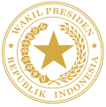 Индонезия вице-президенті Seal gold.svg