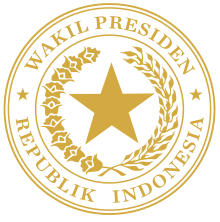 Indonesian Vice Presidential Seal gold.svg