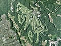 石坂ゴルフ倶楽部（比企郡鳩山町）の空中写真（2007年撮影）