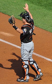 Realmuto with the Marlins in 2015 J. T. Realmuto on May 30, 2015.jpg