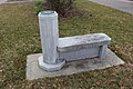 James F. Paulk Park bench and sundial