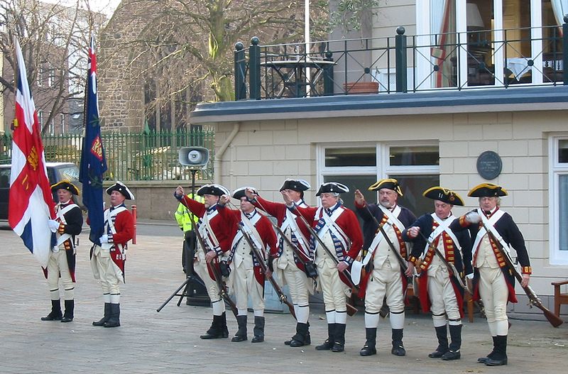 File:Jersey militia re-enactment Battle of Jersey anniversary 2009 a.jpg