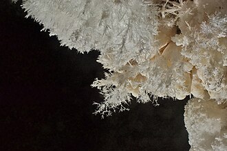 Frostwork in Jewel Cave, South Dakota. Jewel Cave 3.jpg