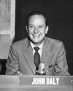 <span class="mw-page-title-main">John Charles Daly</span> American journalist and game show host (1914–1991)